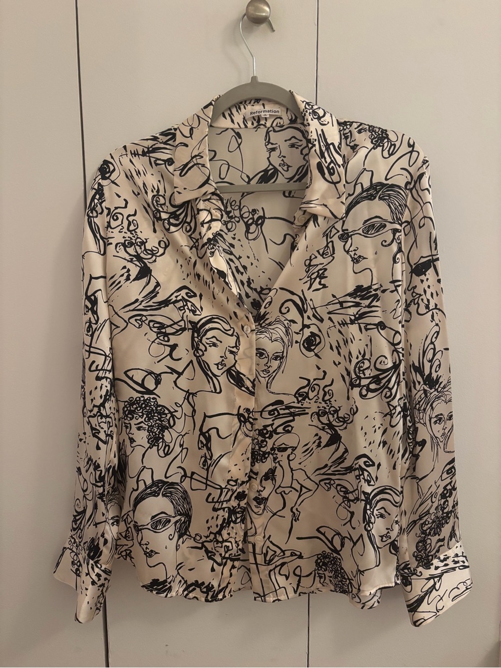Reformation Silk Top